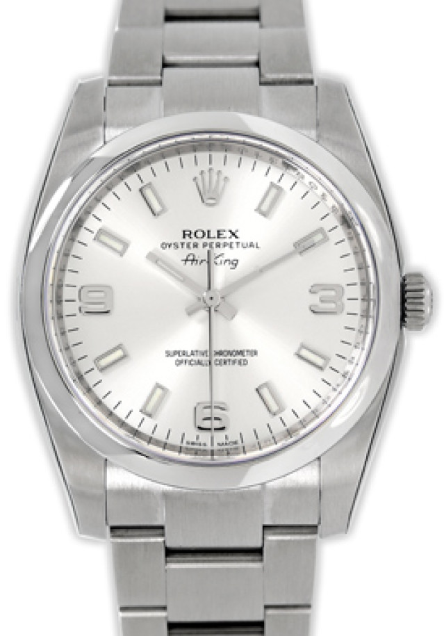 Pre-Owned Steel Rolex Air King 114200 Year 2013